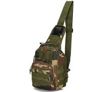 AQzxdc Sac à bandoulière tactique - Matériau robuste haute performance, sangle Molle, multi-compartiments, sac militaire compact pour les missions tactiques, la randonnée et les voyages, Motif