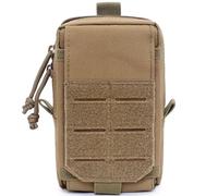 AQzxdc Sac Banane Militaire Tactique Molle for Hommes, Pochette d'extérieur, EDC, Outil Utilitaire, Organisateur de Gadgets, Sac à Main, étui for téléphone Portable, Chasse, Compact(Khaki)