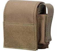 AQzxdc Sac Banane Tactique, Support de Ceinture, Mini Ceinture multifonctionnelle, Petite Pochette, Sangle Durable avec Boutons for Camping en Plein air(Brown)