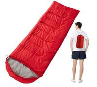 AQzxdc Sac de Couchage Momie | 15-45 ℉ Extreme 3-4 Saisons for Adultes, Temps Froid - Chaud et Lavable, randonnée, Voyages et activités de Plein air, Camouflage(Red,2.4 kg)