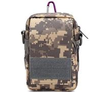 AQzxdc Sac Tactique Molle pour l'extérieur, Pochette Ceinture EDC, Sac Banane Militaire, Poche pour téléphone(ACU)