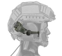 AQzxdc Support de Casque Tactique Compatible avec Adaptateur de Casque sur Rail Fast Arc, Accessoire de Casque Airsoft for Comtac III, III, III, III, III, III(Green)