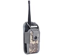 AQzxdc Tactical Universal Radio Holster Pouch Holder Case Bag Molle Adjustable Military Walkie Talkie Holder(ACU)