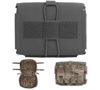 AQzxdc Trousse de Premiers Secours Tactique, Trousse à dégagement Rapide, Sac médical d'extérieur Molle extractible for la Chasse, l'alpinisme, Le Camping, Le tir à l'air comprimé(Gray)