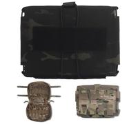 AQzxdc Trousse de Premiers Secours Tactique, Trousse à dégagement Rapide, Sac médical d'extérieur Molle extractible for la Chasse, l'alpinisme, Le Camping, Le tir à l'air comprimé(Black)