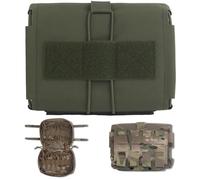 AQzxdc Trousse de Premiers Secours Tactique, Trousse à dégagement Rapide, Sac médical d'extérieur Molle extractible for la Chasse, l'alpinisme, Le Camping, Le tir à l'air comprimé(Green)