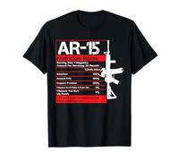 AR-15 Nutrition Facts AR15 Fusil à fusil T-Shirt