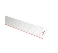 AR-15450 Règle de coupe 50cm Plexiglas Avec Côté Acier