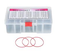 AR - 668 Rondelles d’étanchéité O-Ring étanches pour le dos de montre, joints de remplacement pour l’étanchéité à l’eau, assortiment de 90 tailles avec boîte de rangement pour la