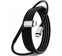 AR Câble de lunettes intelligentes USB C 240 W 20 Gbit/s Données 4K 60 Hz | Prise coudée de type C à 120 ° - Joints renforcés - Câble de charge rapide 4K pour Xreal One/Air/Rokid
