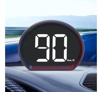 AR Compteur de Vitesse Numérique HUD Affichage Tête Haute avec GPS/Beidou Double Puce Grande Police pour Voitures, Camions, Bus, E-Scooters et E-Bikes