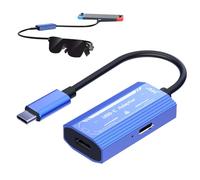 AR Glasses Adapter Hub USB C Converter | Chargeur portable 100 W, prend en charge 4K @ 60 Hz, adaptateur Plug and Play pour jouer à des jeux et regarder des films