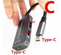 AR lunettes Hub sans couture multi-appareils type-c adaptateur de charge compatible HDMI pour Xreal Beam Viture Rokid Station Rayneo XR USB-C-C