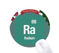 ar radium élément chimique science tapis de souris en caoutchouc de sapin de noël