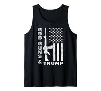AR15 Drapeau du 2ème amendement pour maillot God Guns et Trump Débardeur