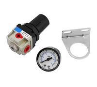 AR2000 02 G1 / 4 Regulateur de pression du filtre à air avec jauge Haute précision Cadran à double échelle Unité de commande pneumatique pour machinerie industrielle Construction