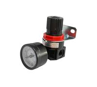 AR2000 1/4 ''régulateur de pression d'air pompe de compresseur de contrôle unité de traitement de régulation de gaz avec manomètre réglable en alliage d'aluminium(AR2000 PC8-02)