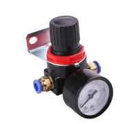 AR2000 G1/4'' AR2000-02 Mini compresseur pneumatique de contrôle pression d'air régulateur unités traitement raccord manomètre soupape(AR2000 6mm fitting)