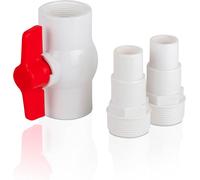 AR512-Vanne d'ouverture avec 2 connecteurs filetés. Compatible avec des diamètres de 32 à 38 mm.