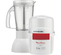 Ar680120 Hachoir Et Mixeur La Moulinette,800 W +,Double Lame,Acier Inoxydable,200 G Et 750 Ml,1-2-3 Fruits Blancs/Rouges