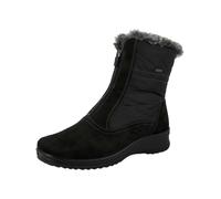 ara Femme München Botte de Neige, Noir, Graphite, 42 EU Large