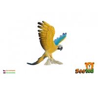 Ara ararauna zooted plastique 9cm
