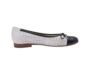 ara - Ballerine Ouverte Sardaigne - Femme - Chaussures - Blanc - Taille: 38 1/2 EU