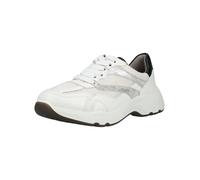 Ara Femme Boston Basket, Blanc poussiéreux Noir, 43 EU Large