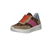 ARA Baskets basses 'New York' sable / beige foncé / orchidée / noir, Taille 38
