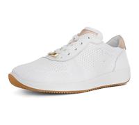 ARA Femme Lissabon Basket, Blanc/Sable, 43 EU