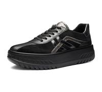 ARA Baskets Monaco 2.0 pour Femme, Noir, Acier, Largeur 39 EU, Acier Noir, 39 EU Weit