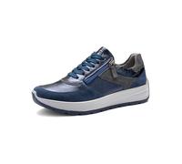 ARA Baskets New York pour Femme, Saphir, Bleu, Graphite, 41 EU Large, Saphir Bleu Graphite, 41 EU Weit