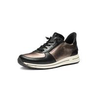 ARA Baskets Osaka 2.0 pour femme en cuir lisse noir, Noir , 39 EU