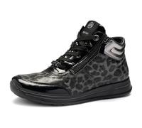 ARA Baskets Osaka 2.0 pour Femme, Noir, Acier, Graphite, 38 EU Large, Noir Acier Graphite, 38 EU Weit