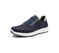 Ara Baskets Osaka pour Femme, Bleu/argenté., 37.5 EU Large