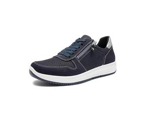 Ara Baskets Osaka pour Femme, Bleu/argenté., 42 EU Large