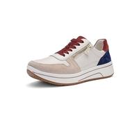 Ara Baskets Sapporo pour Femme, Encre crème Cerise, 38 EU Blanc