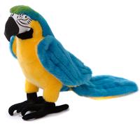 Ara - Bleu Et Jaune Par Kosen - Oiseau En Peluche Collectible