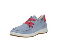ARA Chaussure à lacets bleu fumé / rouge, Taille 39
