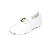 ARA Chaussure basse argent / blanc, Taille 41,5