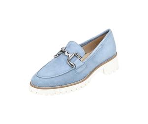 ARA Chaussure basse bleu foncé / argent, Taille 41,5