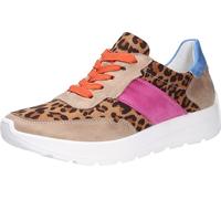 ara Chaussures à lacets pour femmes NEW YORK Beige-Multicolore, Couleur:beige/boue, UK Taille:5½