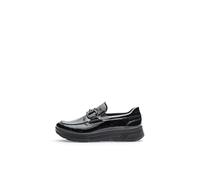 ARA Femme Sapporo Mocassin, Noir, 38.5 EU Large