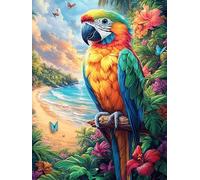 Ara dans Une forêt Tropicale 300 Pièces Puzzle pour Ado en Carton Anti-Déchirure Haute Densité Rêve Magique de Science-Fiction Facile Débutant Jeu De Société Idée Cadeau Anniversaire Petit Prix 30