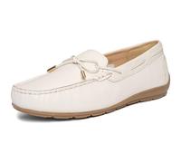 ARA Femme Alabama Mocassin, Blanc, 42.5 EU