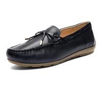 Mocassins Femme - Ara - Alabama - Cuir - Bleu - Confort Exceptionnel