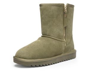 ARA Femme Alaska Bottine, Vert armée, 37 EU Large
