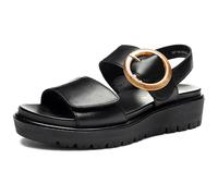 ARA Femme Bilbao Sandale, Noir, 38 EU