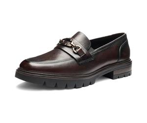 ARA Femme Cambridge Mocassin, Chocolat, 38.5 EU Étroit