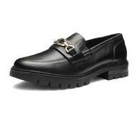 ARA Femme Cambridge Mocassin, Noir, 36.5 EU Étroit